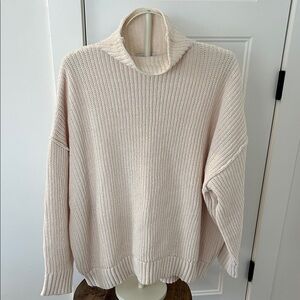 Aerie Oversized Mock Neck Sweater